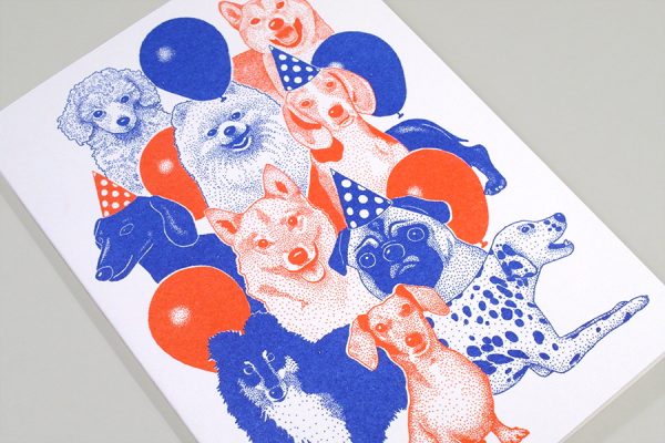 Carte de voeux fête et anniversaire